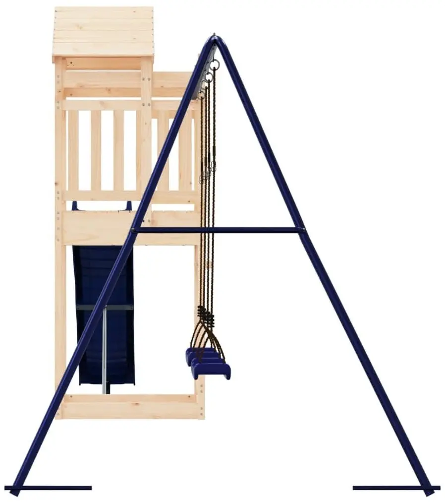 Игровой комплекс VidaXL 3156964 (Blue/Natural)