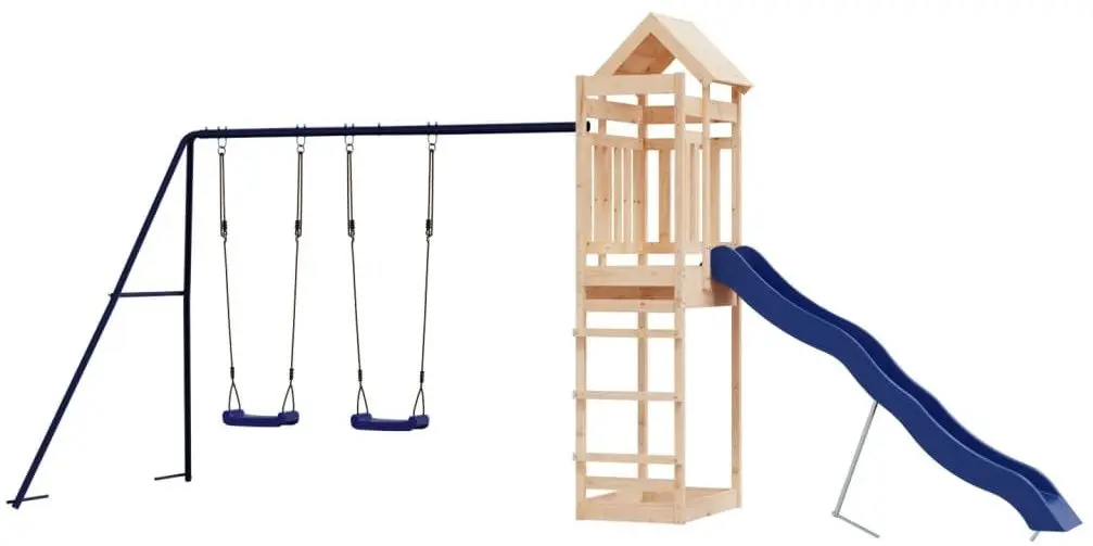 Игровой комплекс VidaXL 3156964 (Blue/Natural)