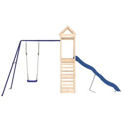 Complex de joaca VidaXL 3156973 (Blue/Natural) Thumb