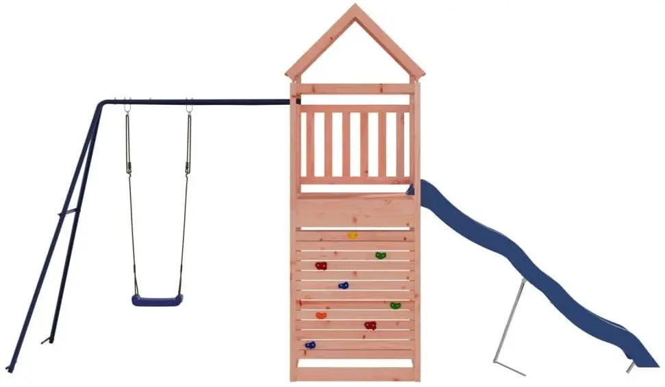 Complex de joaca VidaXL 3156986 (Blue/Natural)
