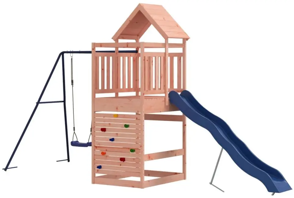 Complex de joaca VidaXL 3156986 (Blue/Natural)