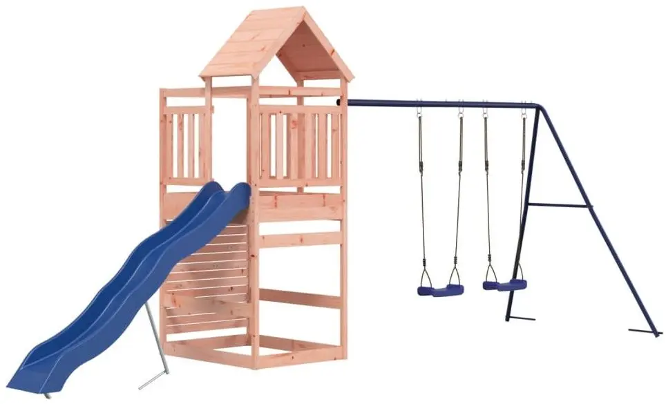 Complex de joaca VidaXL 3156989 (Blue/Natural)