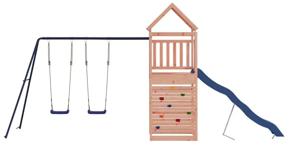 Complex de joaca VidaXL 3156989 (Blue/Natural)
