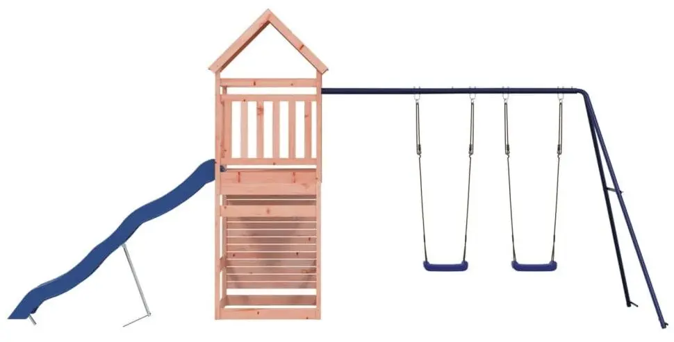 Complex de joaca VidaXL 3156989 (Blue/Natural)