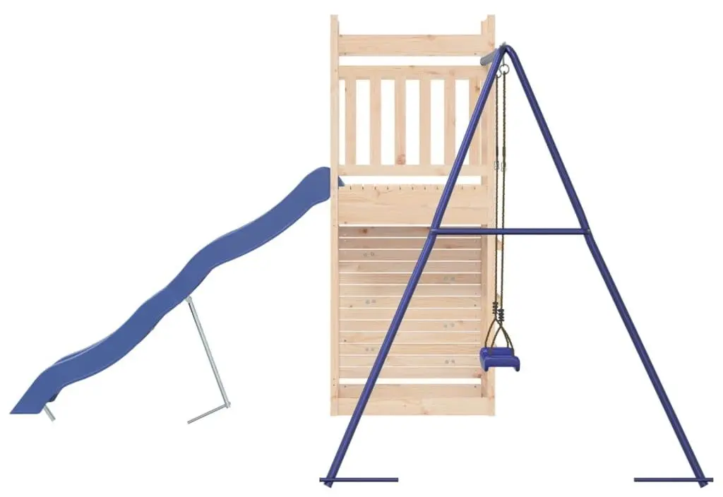 Complex de joaca VidaXL 3157003 (Blue/Natural)