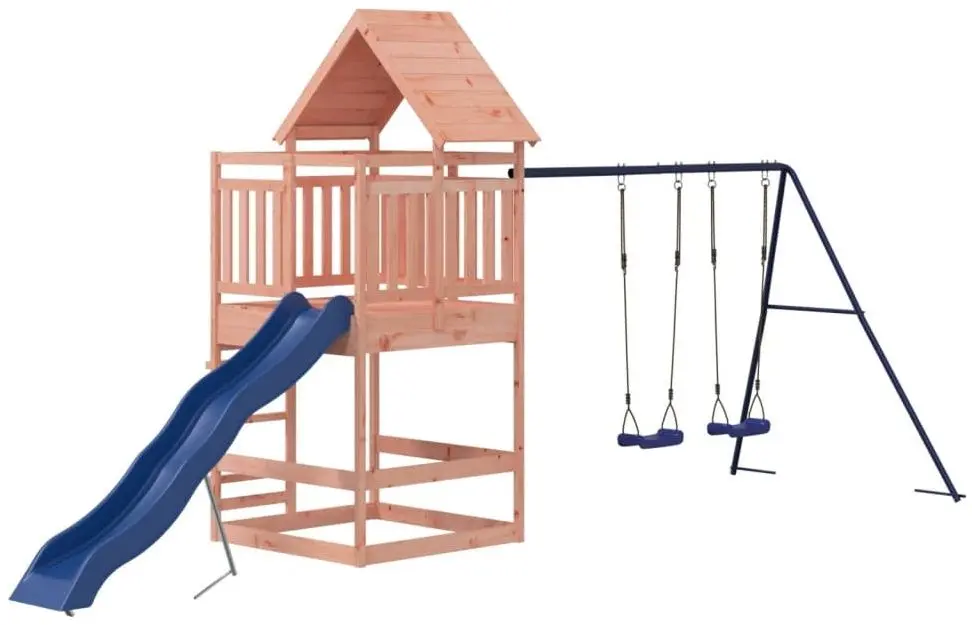 Complex de joaca VidaXL 3157019 (Blue/Natural)