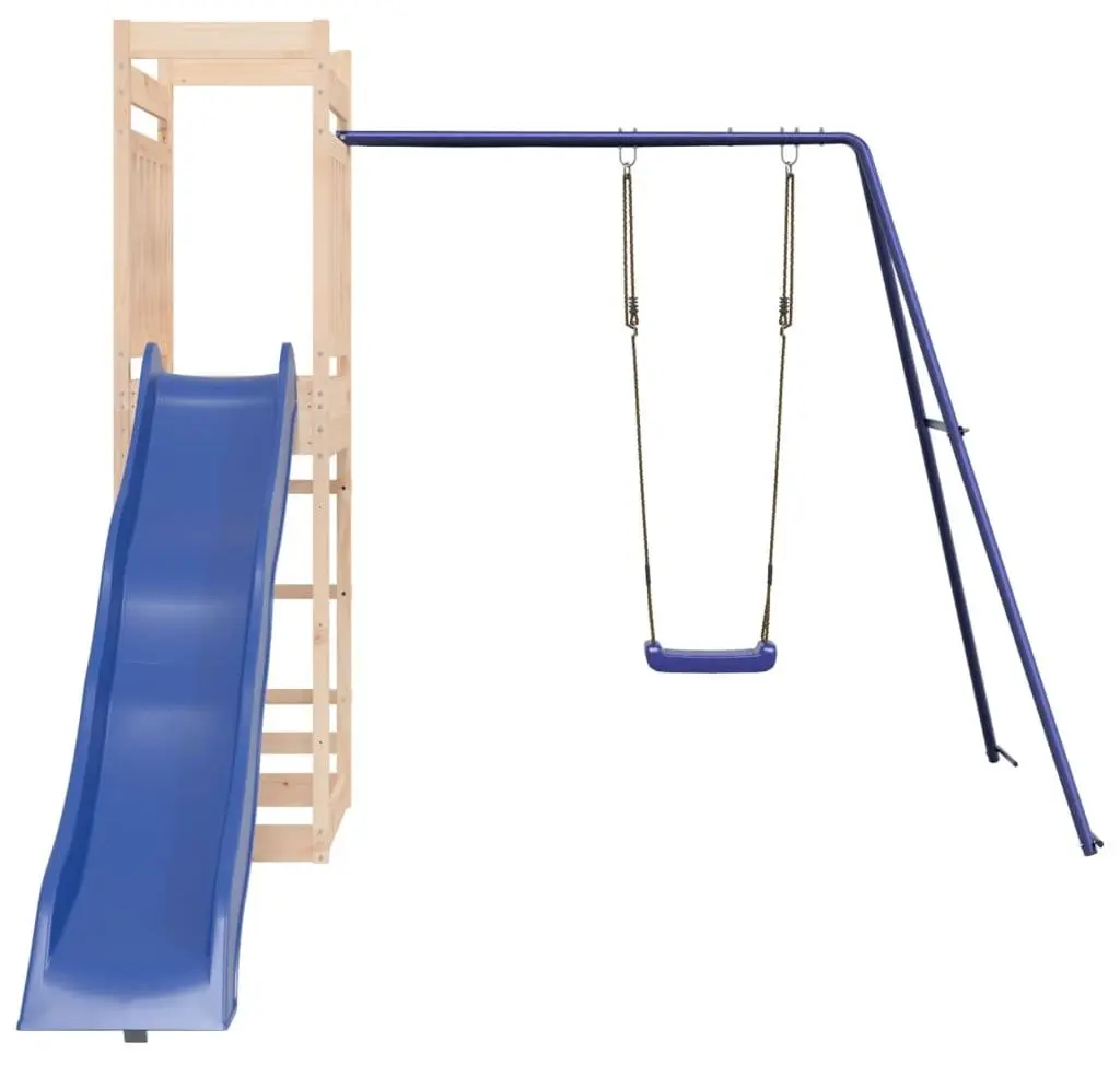 Complex de joaca VidaXL 3157033 (Blue/Natural)