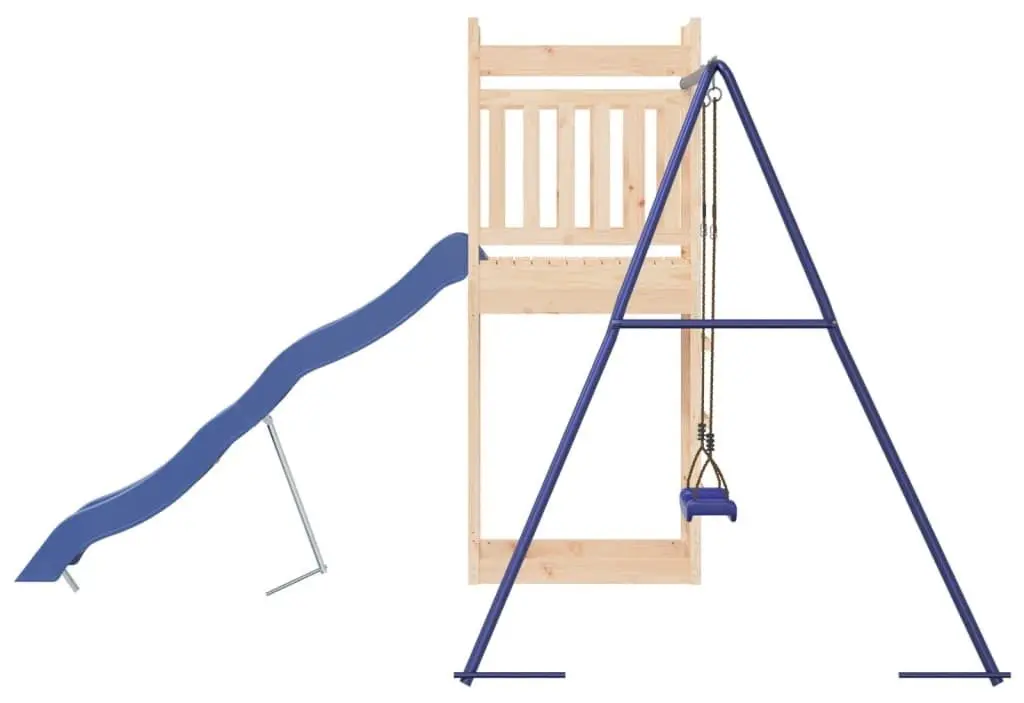 Complex de joaca VidaXL 3157033 (Blue/Natural)