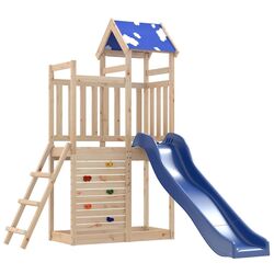 Complex de joaca VidaXL 3279130 (Natural/Blue)