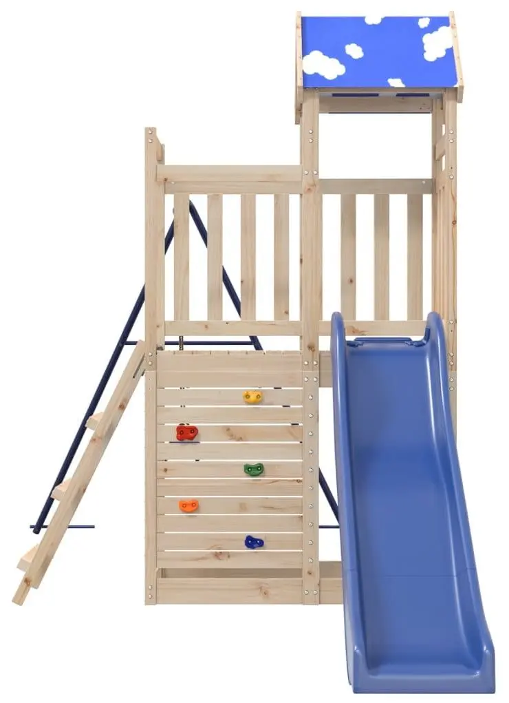 Complex de joaca VidaXL 3279142 (Natural/Blue)
