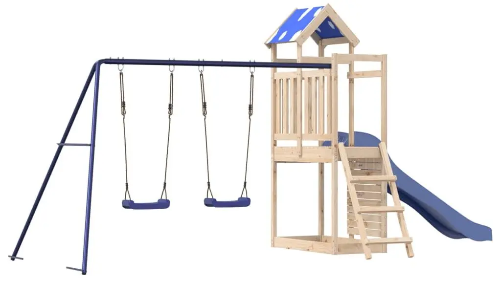 Игровой комплекс VidaXL 3279145 (Natural/Blue)