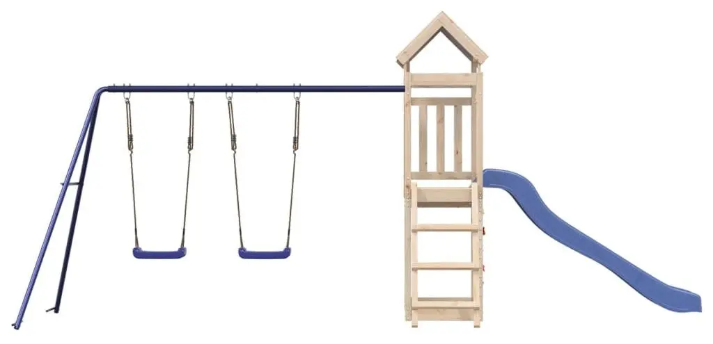 Игровой комплекс VidaXL 3279145 (Natural/Blue)