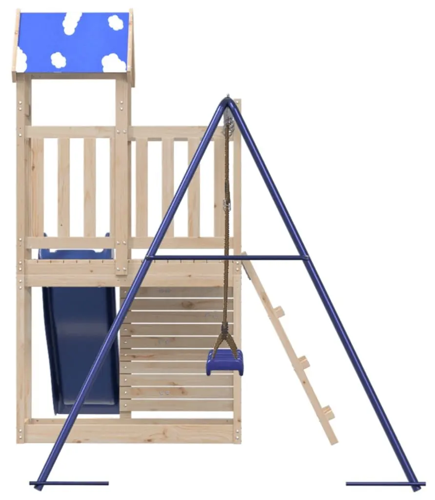 Игровой комплекс VidaXL 3279145 (Natural/Blue)