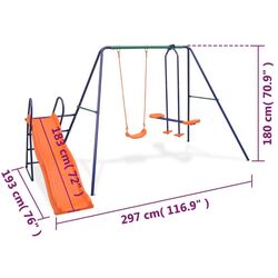 Complex de joaca VidaXL 91359 (Multicolor) Thumb