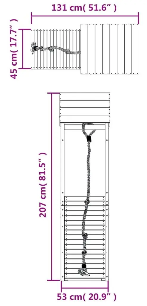 Modul VidaXL 3155810 (Natural) - 7