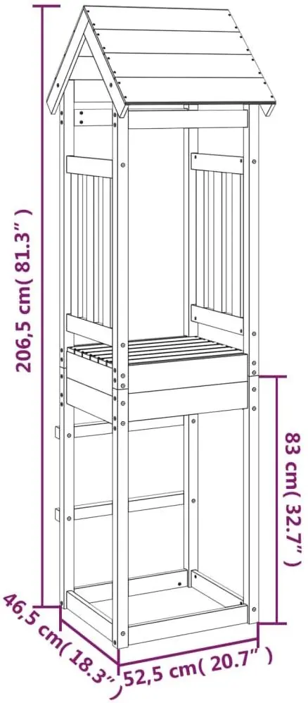 Modul VidaXL 826511 (Natural) - 8