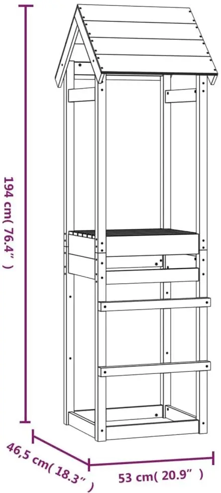 Modul VidaXL 826528 (Natural) - 8