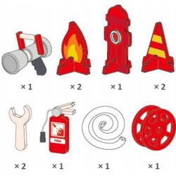 Centru de joc Viga Fire Engine 44712 (Red) Thumb