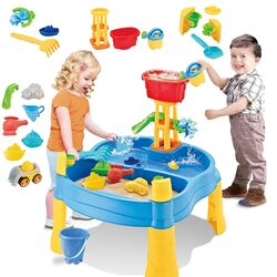 Masa pentru joaca 2in1 Woopie Mill (Blue/Yellow) Thumb