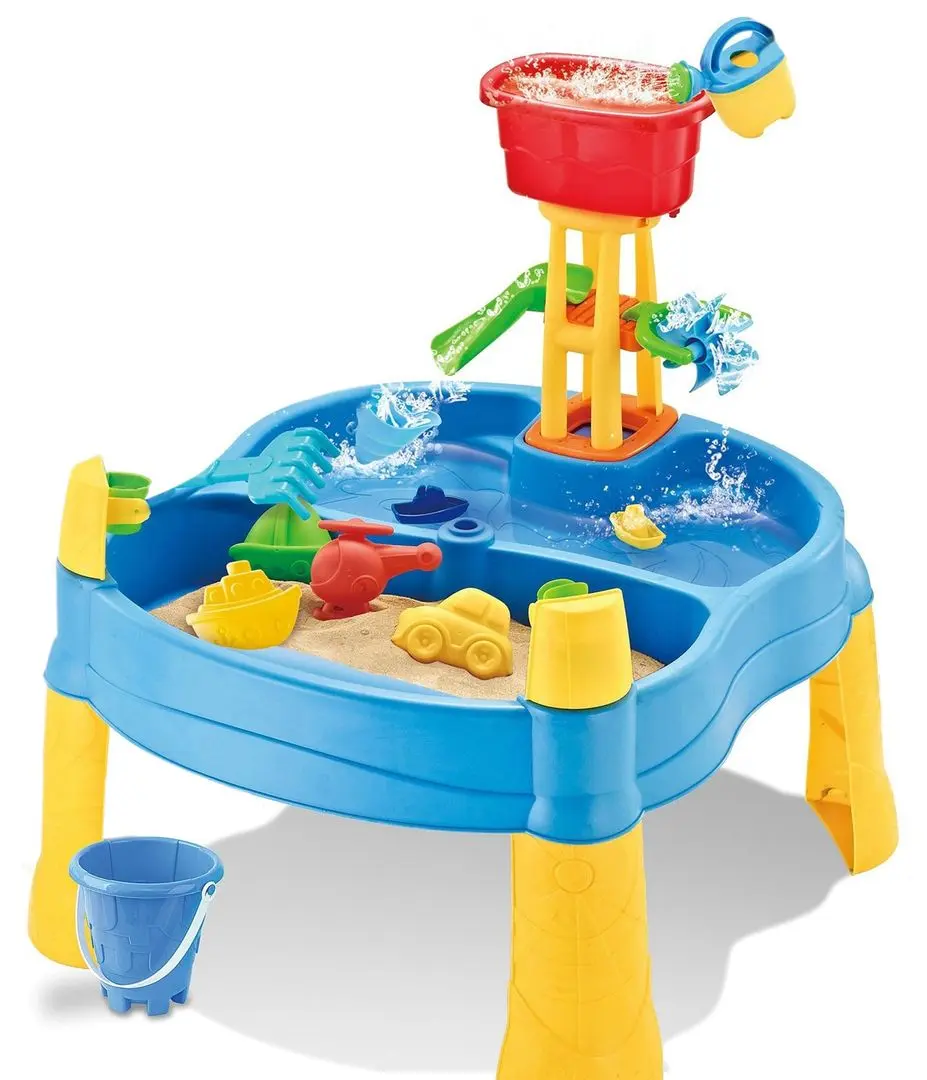 Masa pentru joaca 2in1 Woopie Mill (Blue/Yellow)