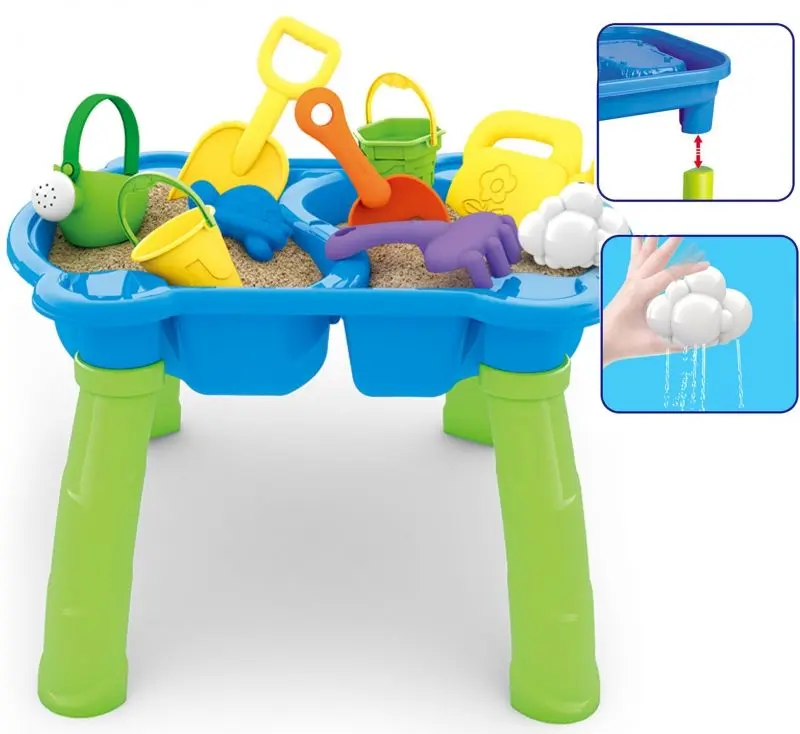 Игровой столик 2в1 Woopie Sand & Water (Green/Blue) - 2