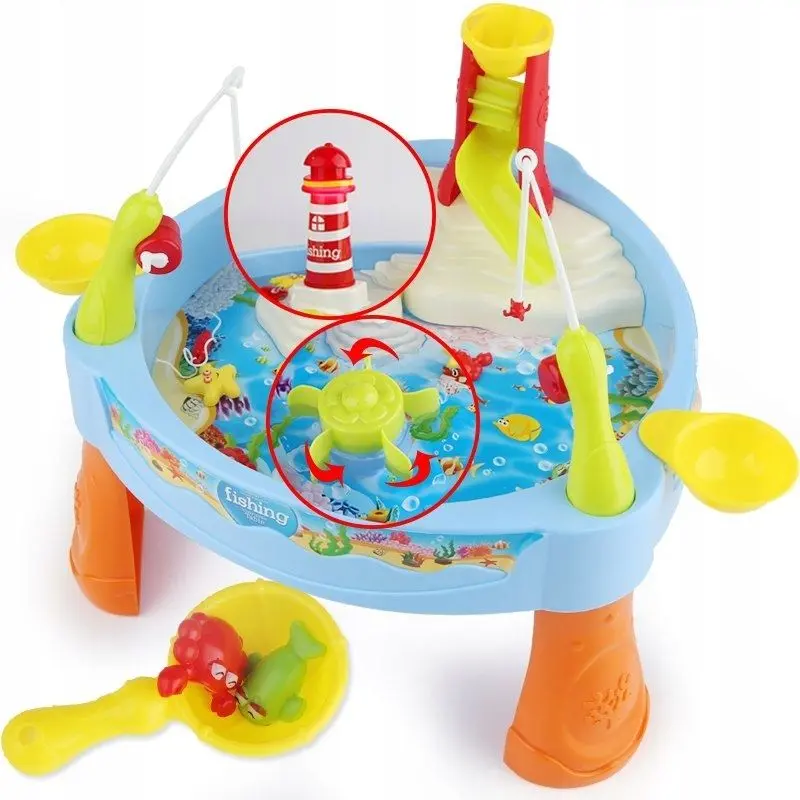 Masa de apa pentru joaca Woopie Fishing (Multicolor)