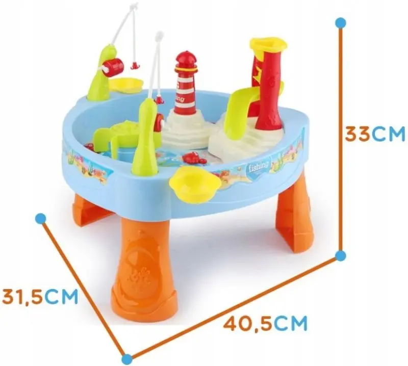 Masa de apa pentru joaca Woopie Fishing (Multicolor)