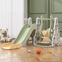 Complex de joaca Yuanyile Slide Swing 3in1 TKR005/1 (Green) Thumb
