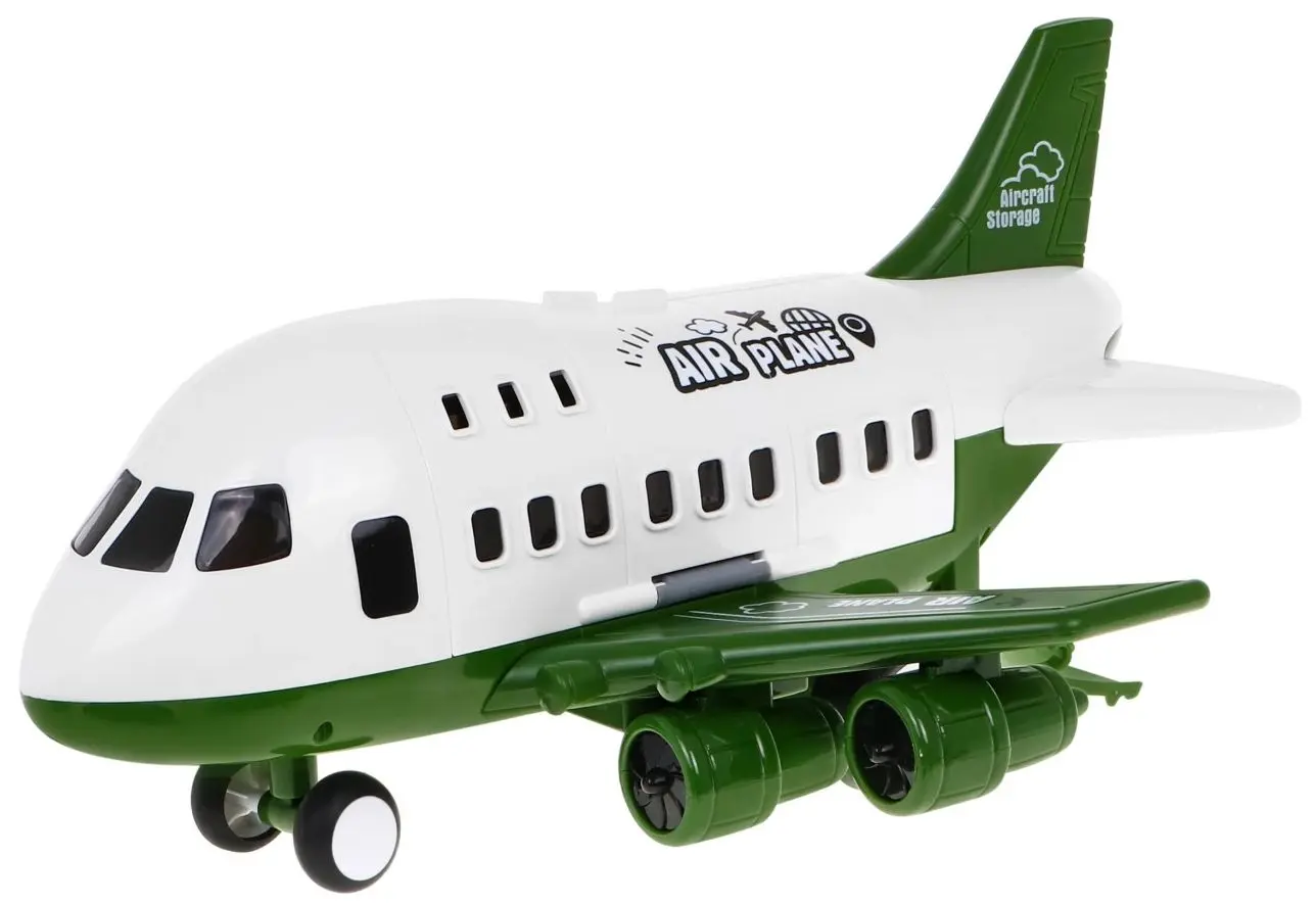 Set de joaca Aircraft Parkin Military Aircraft (White/Green)