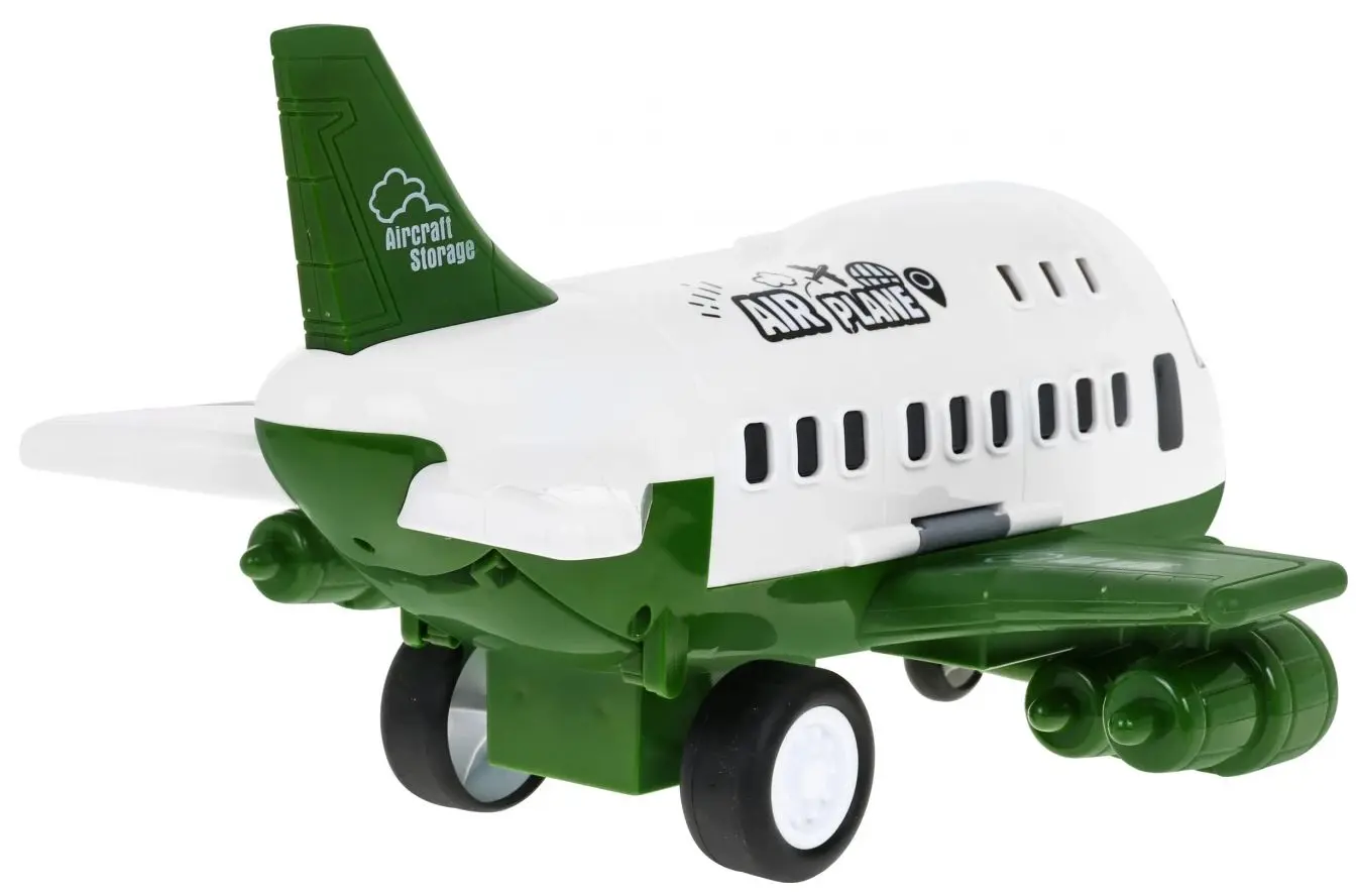 Set de joaca Aircraft Parkin Military Aircraft (White/Green)