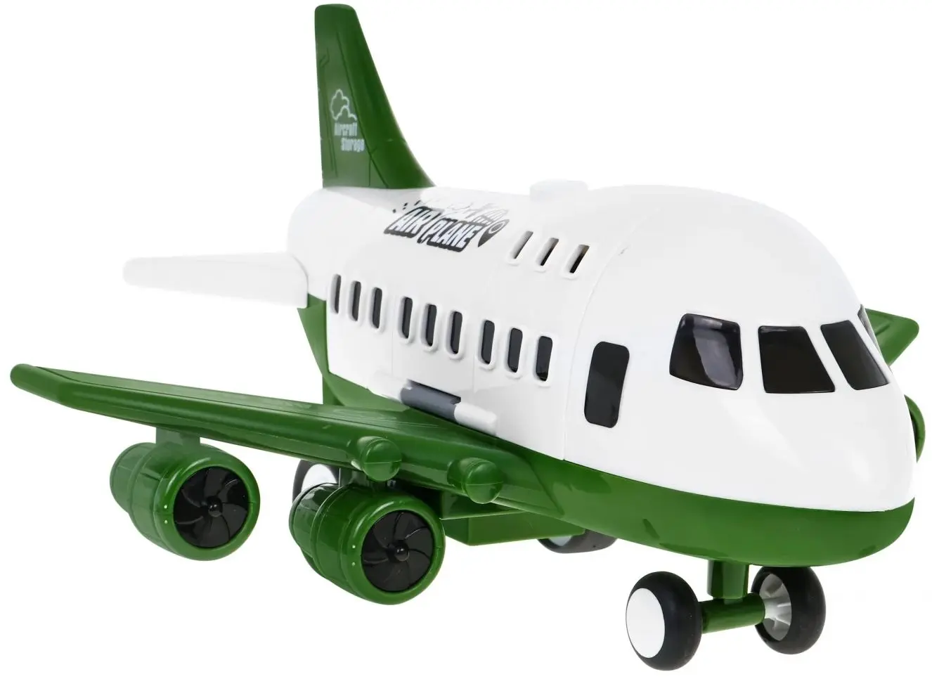 Set de joaca Aircraft Parkin Military Aircraft (White/Green)