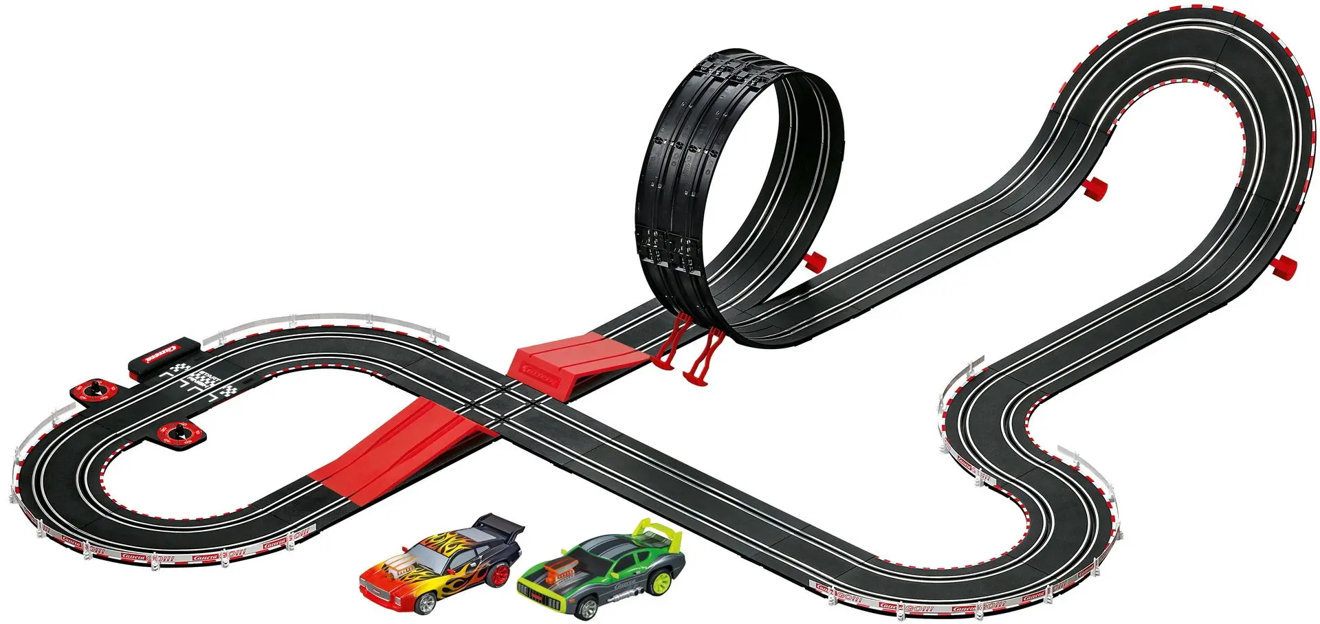 Set de joaca Carrera Go 200 Big Block Power (Black/Red)