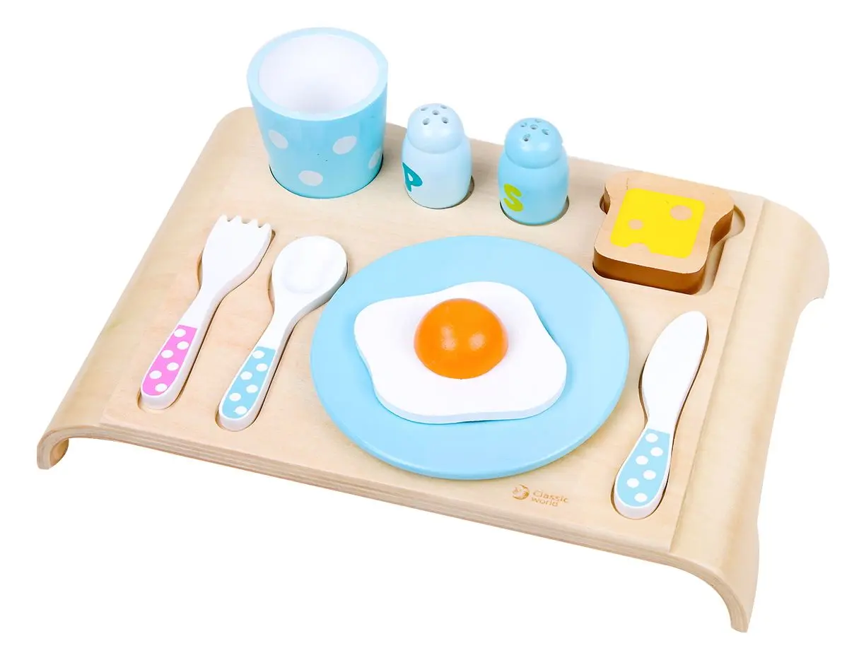 Set de joaca Classic World Breakfast 3598 (Wood/Blue)