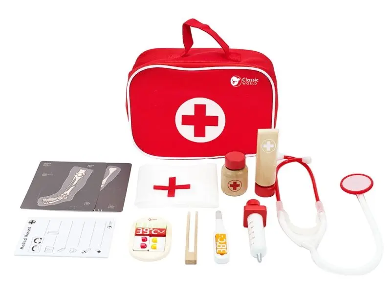 Set de joaca Classic World Doctor Case CW54419 (Red/White)