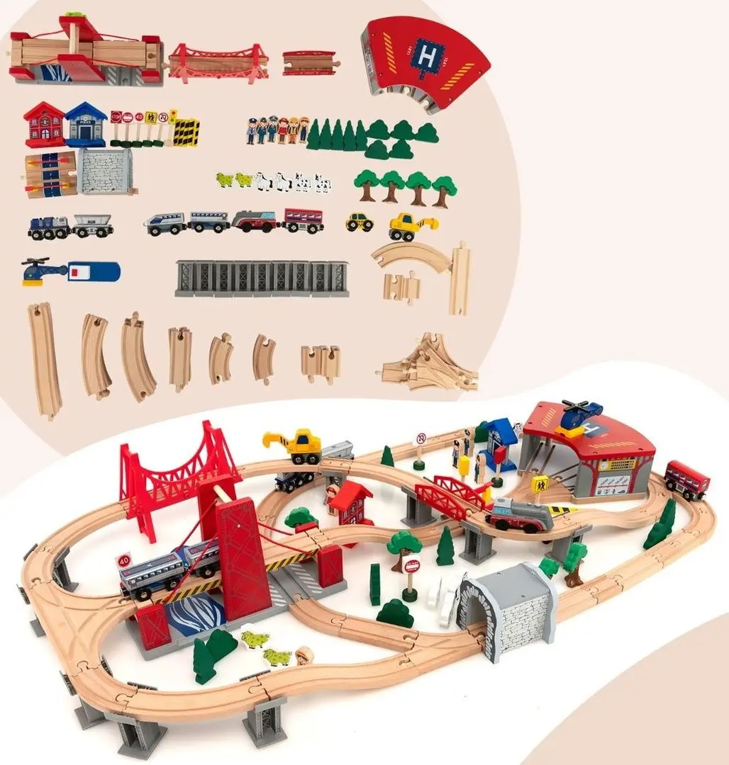 Set de joaca Costway TM10008 (Natural)