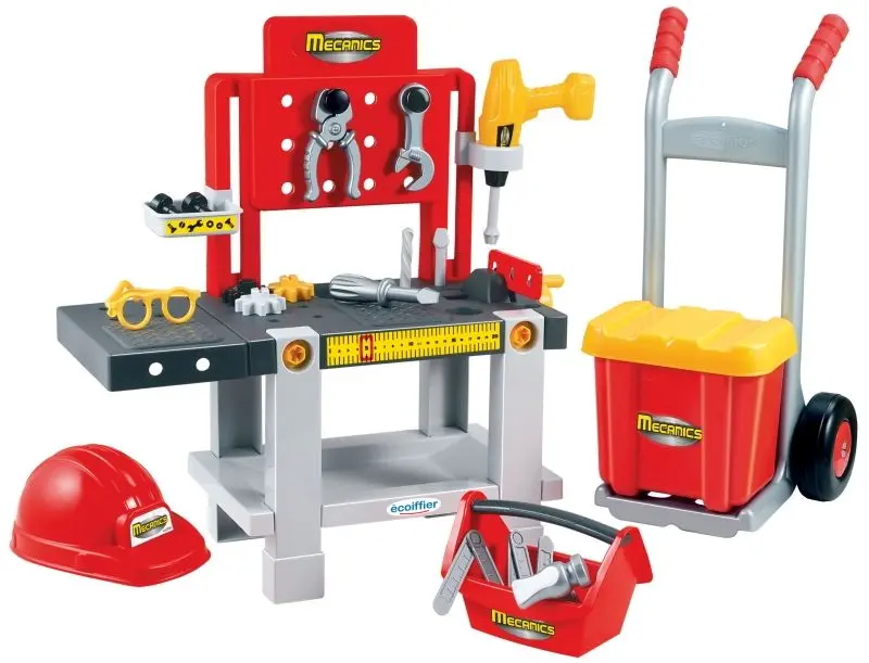 Set de joaca 4in1 Ecoiffier Mecanics 2379 (Red)