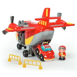 Set de joaca Ecoiffier Abrick Firefighter Cargo Aircraft 2996 (Red) Thumb