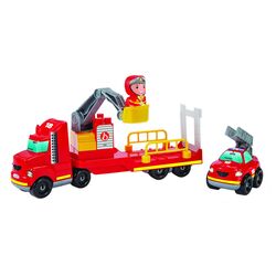 Set de joaca Ecoiffier Abrick Fireman Intervention 3290 (Red)