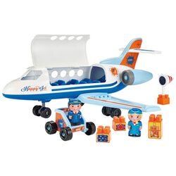 Set de joaca Ecoiffier Abrick Happy Jet 3155 (White/Blue) Thumb