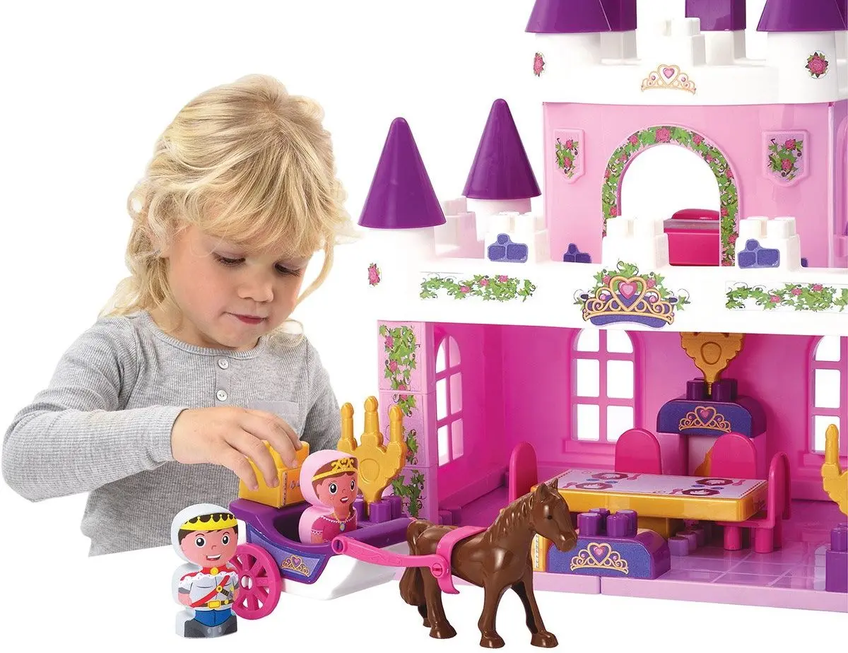 Set de joaca Ecoiffier Abrick Royal Castle 3012 (Pink/Purple)
