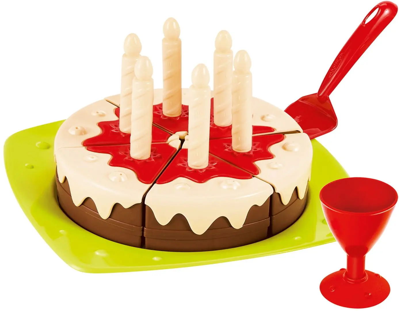 Set de joaca Ecoiffier Happy Birthday 2513 (Green/Red)