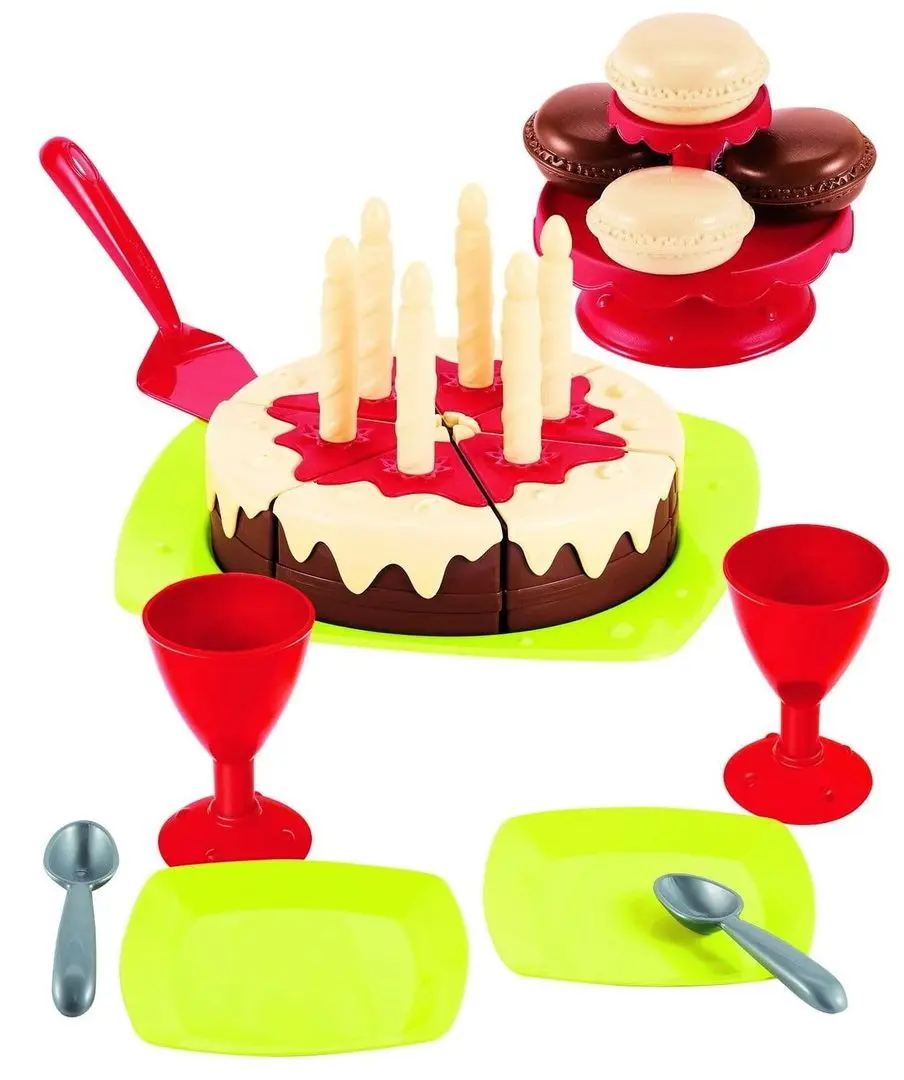 Set de joaca Ecoiffier Happy Birthday 2513 (Green/Red)