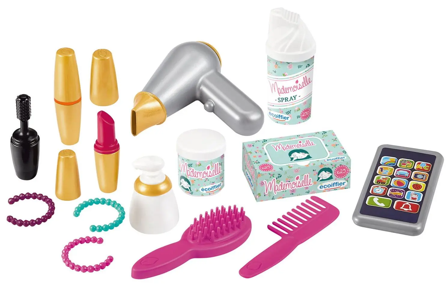 Set de joaca Ecoiffier Mademoiselle 1810 (Pink) - 2