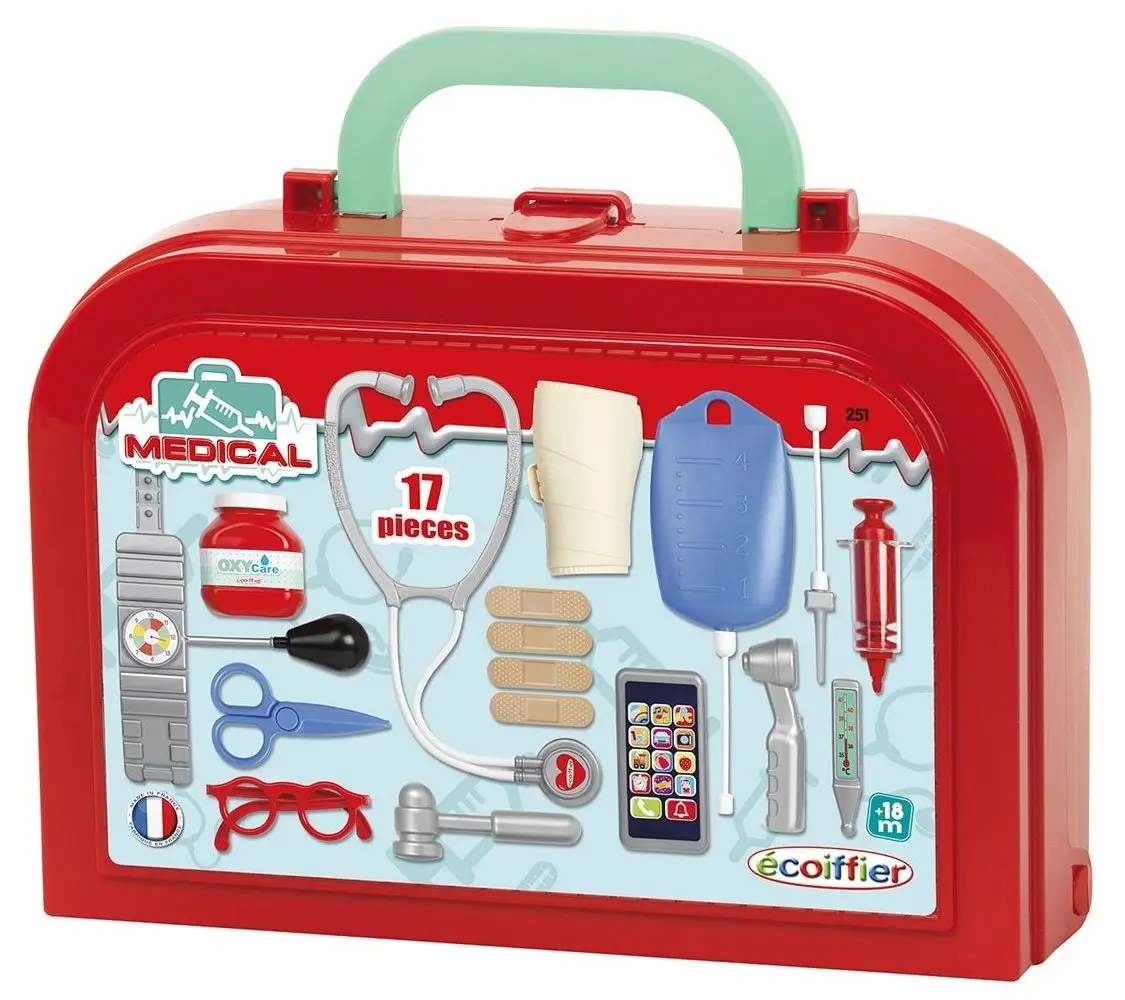 Set de joaca Ecoiffier Medical Luxury Doctor 251 (Red)