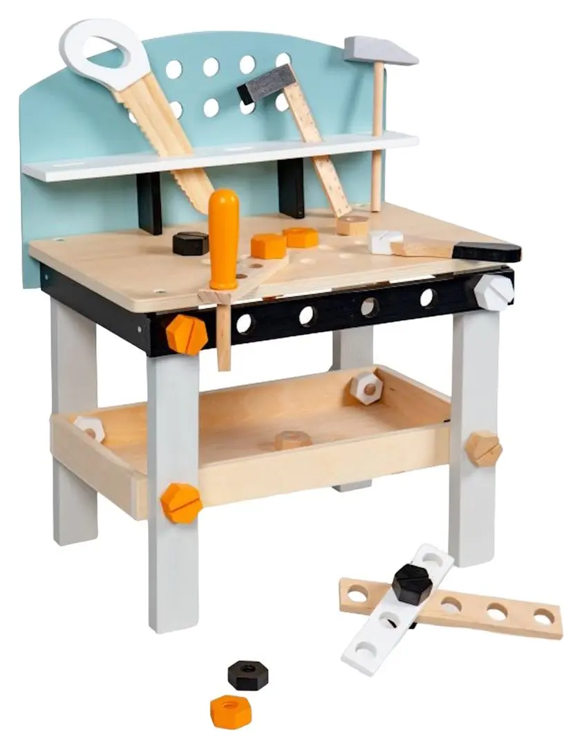 Set de joaca Ecotoys 1182N (Blue/Wood)