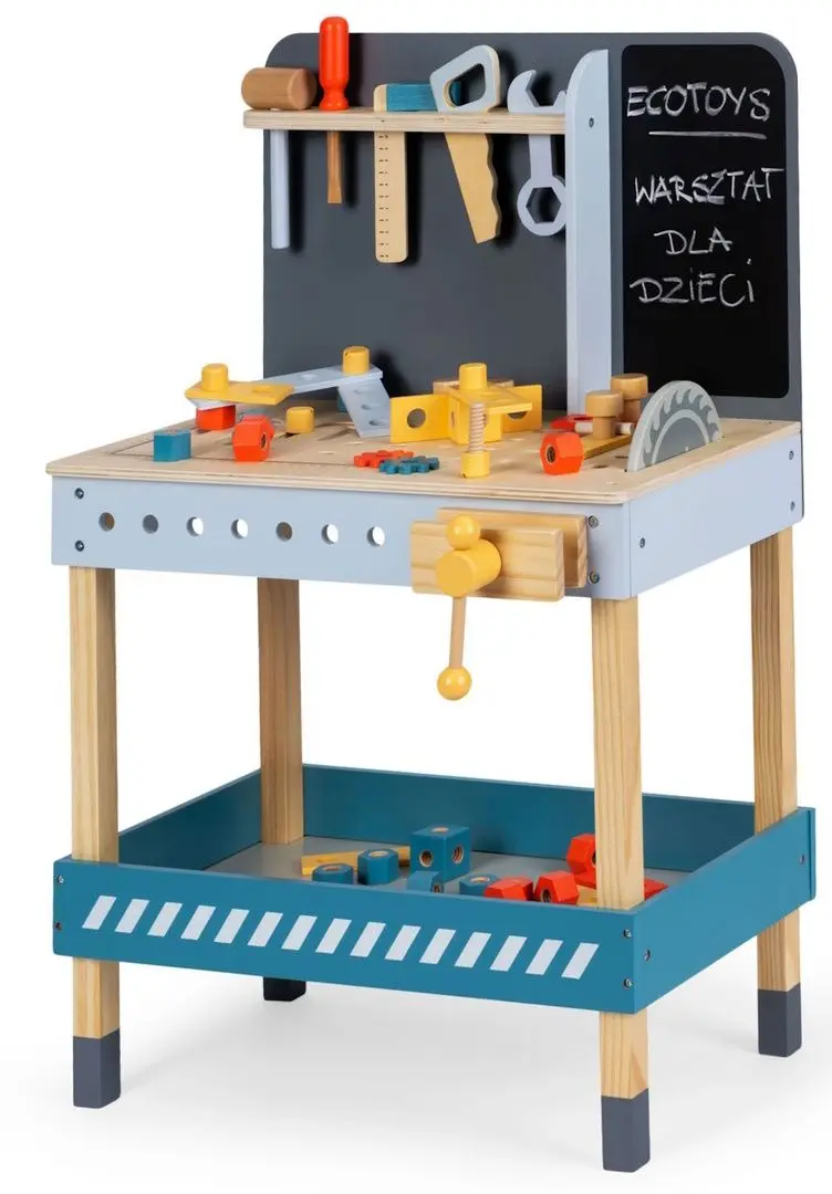 Set de joaca Ecotoys ESC-W-033 (Wood/Blue)