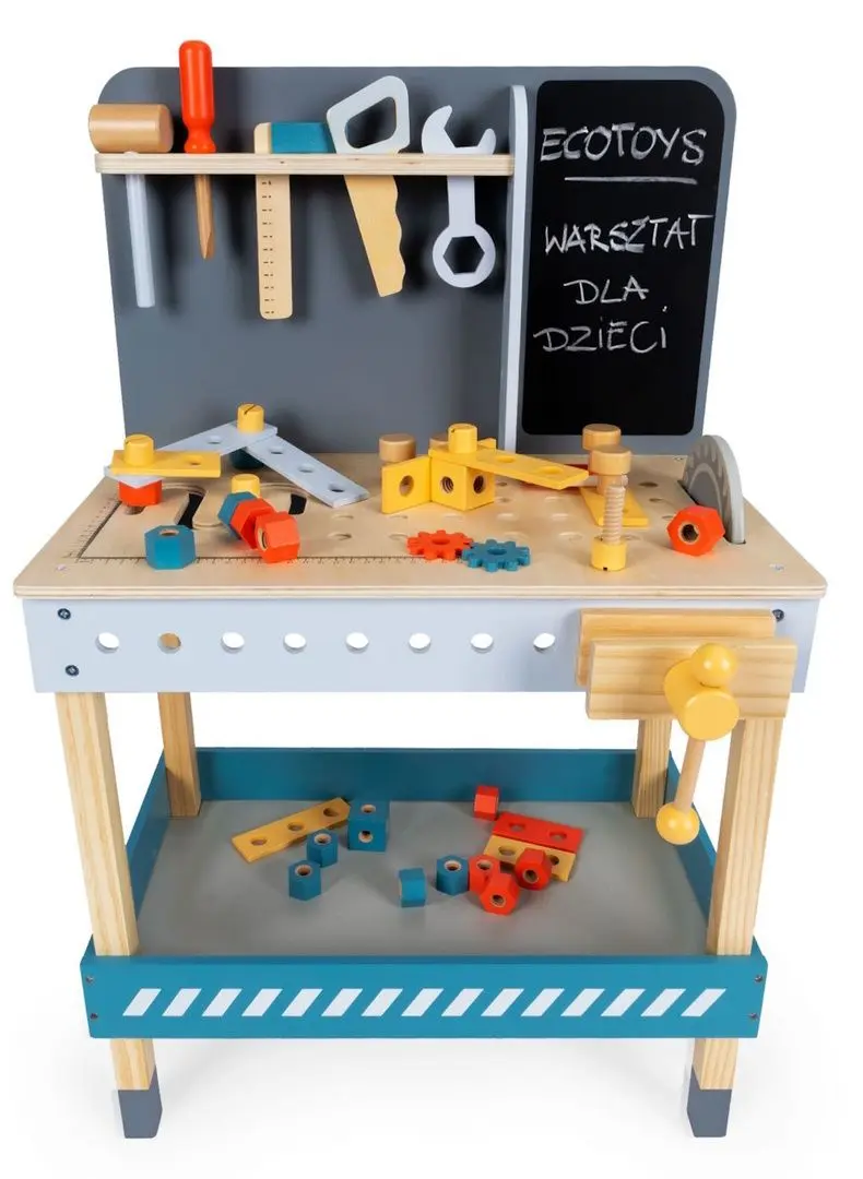 Set de joaca Ecotoys ESC-W-033 (Wood/Blue)