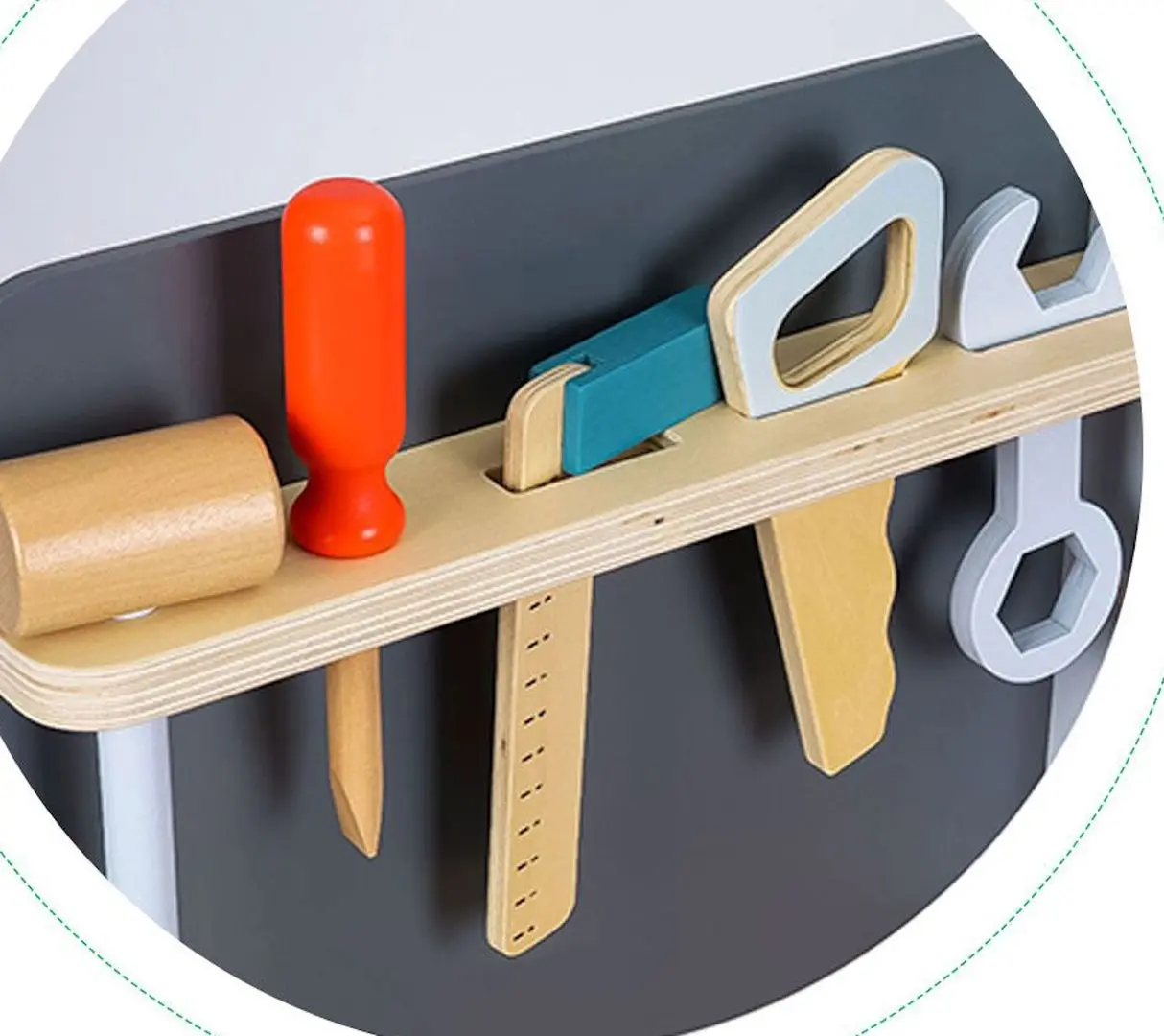 Set de joaca Ecotoys ESC-W-033 (Wood/Blue)