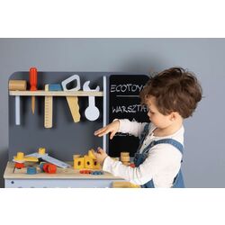 Set de joaca Ecotoys ESC-W-033 (Wood/Blue) Thumb