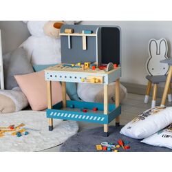 Set de joaca Ecotoys ESC-W-033 (Wood/Blue) Thumb